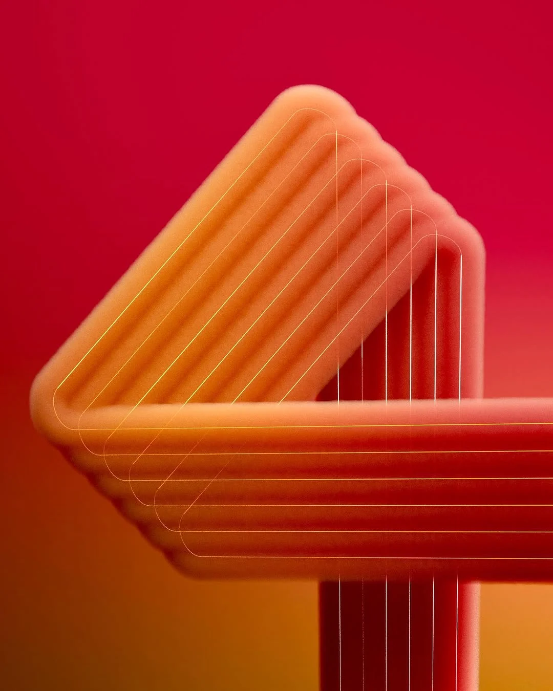 4, a 3D typographic artwork from 36 Days of Type