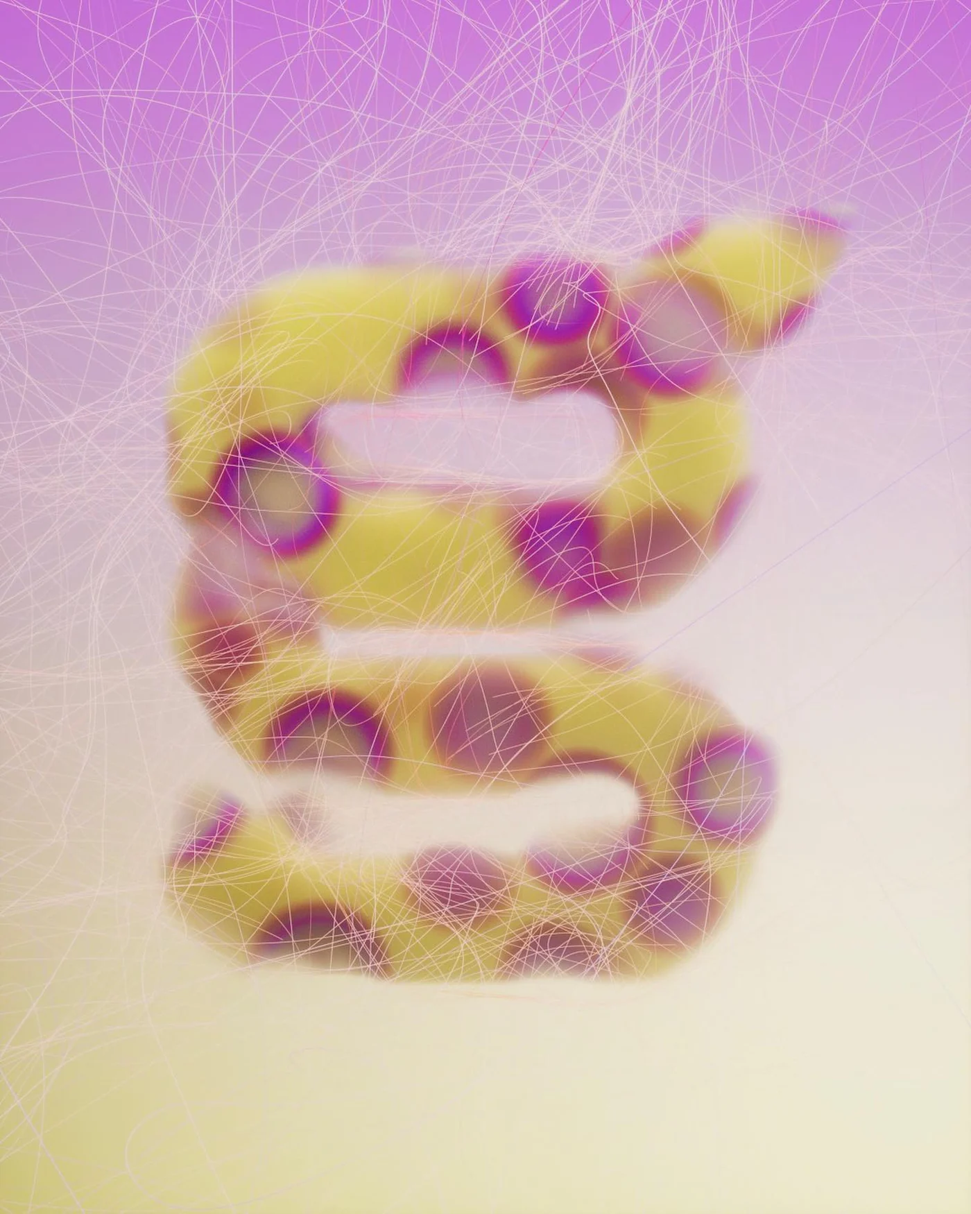 G, a 3D typographic artwork from 36 Days of Type