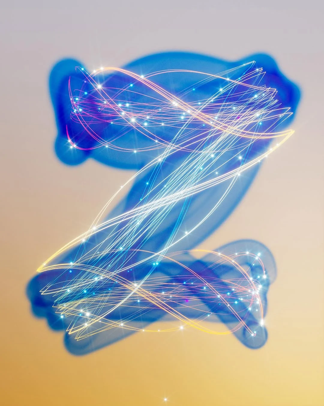 Z, a 3D typographic artwork from 36 Days of Type